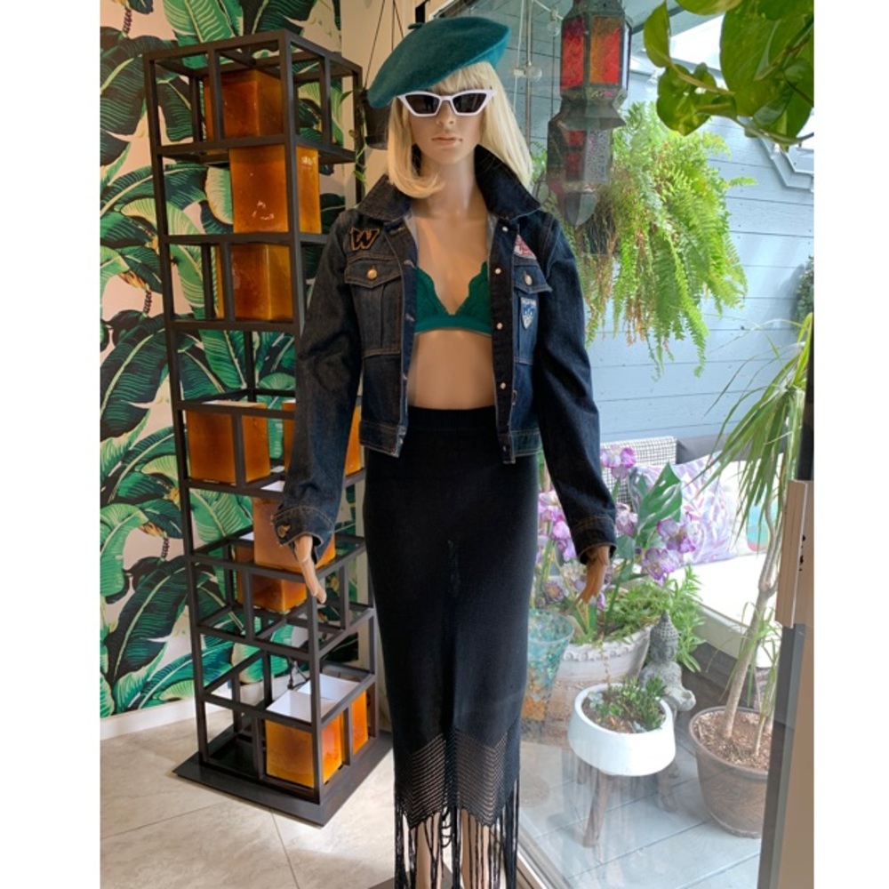Denim Jacket with Patches